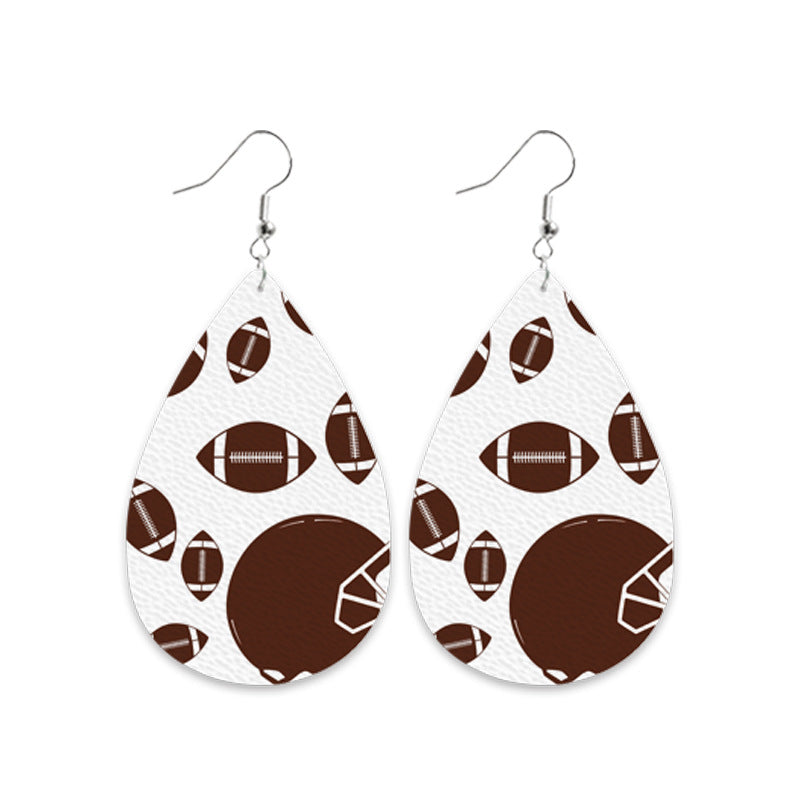 Wholesale 2pairs/pack Leather Fashion Earrings
